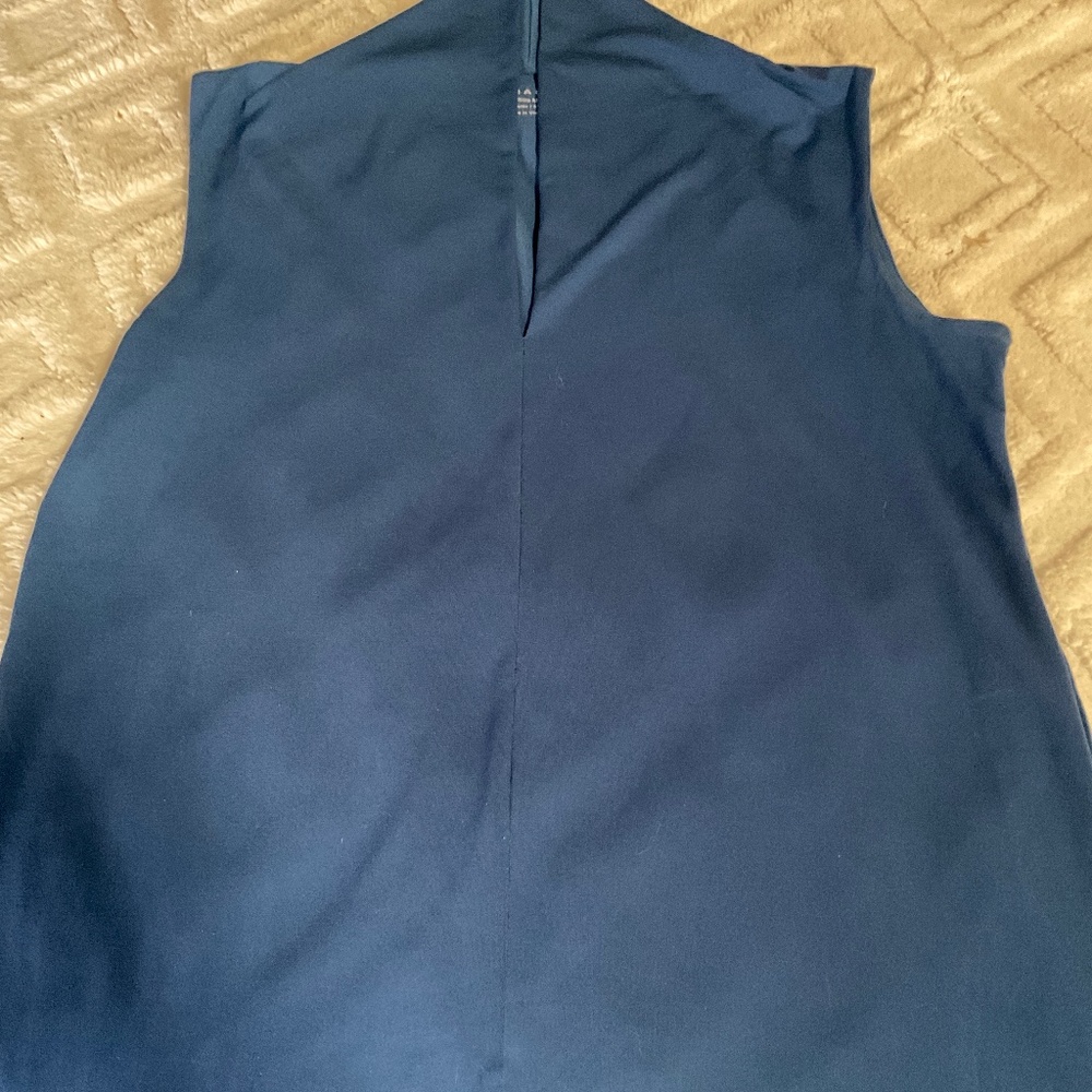 Grace blue sleeveless shell size medium